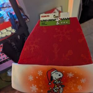 Peanuts Snoopy Red Santa Hat